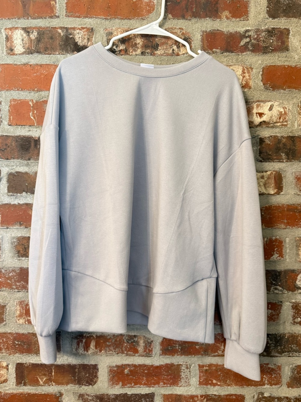T54 - Wiholl Relaxed Crewneck Sweatshirt - Light Gray